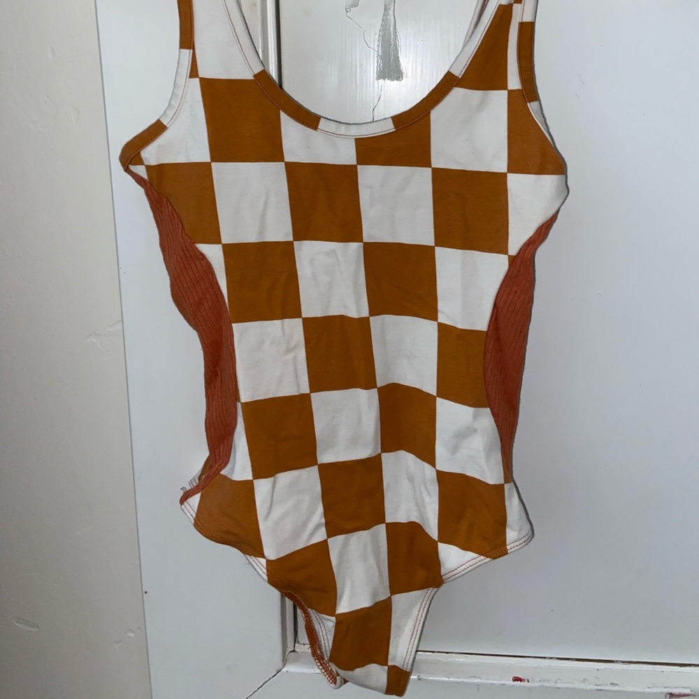 Checkered body suit!